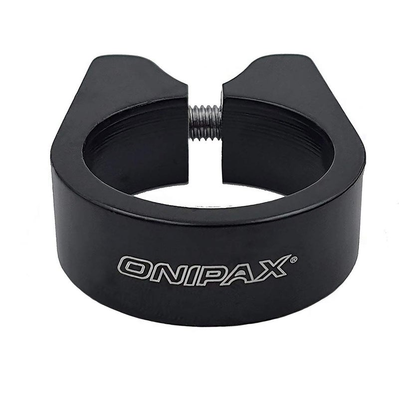 ONIPAX Bicycle Seat Post Clamp Aluminum Alloy 31.8MM/34.9MM Black (31.8MM) - Image 1
